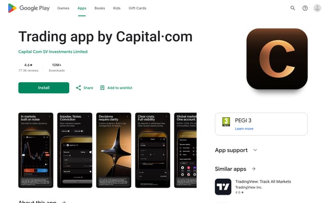 capital-com Google Play listing