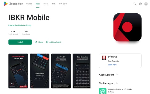 interactive-brokers Google Play listing