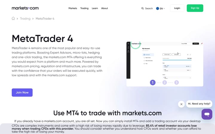 MT4 on markets-com