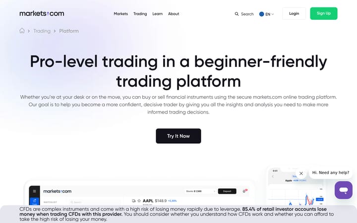 TradingView on markets-com