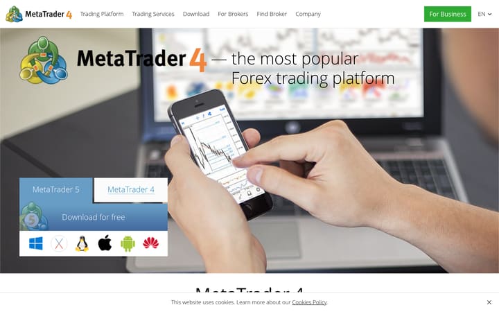 metatrader4 website homepage
