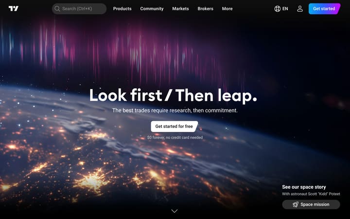 tradingview website homepage