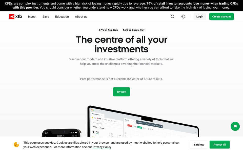 xStation 5 on xtb